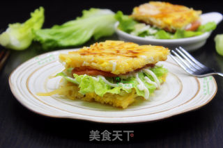 意面汉堡的做法步骤：10