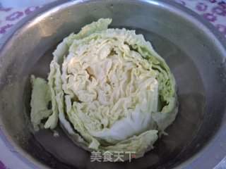 白菜烧肉丸的做法步骤：5