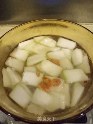 冬瓜海米鲜蘑豆腐汤的做法步骤：5