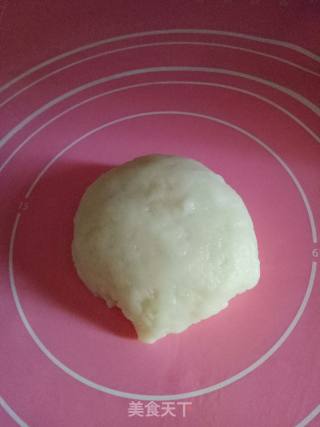 香蕉馅冰皮月饼的做法步骤：7