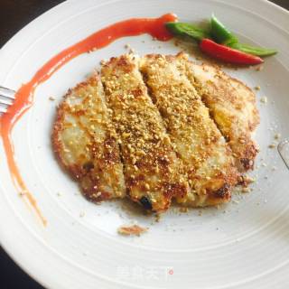 早餐鸡肉饼的做法步骤：6
