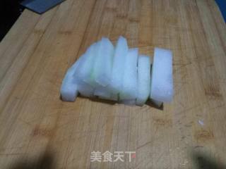 孜然炸冬瓜的做法步骤：1