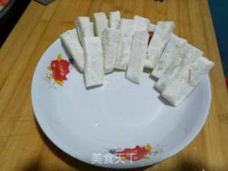 孜然炸冬瓜的做法步骤：3