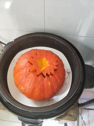 南瓜剁椒蒸鸡腿的做法步骤：9