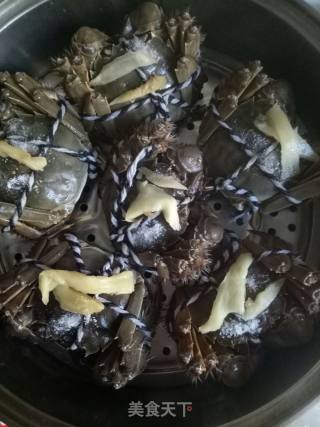 清蒸螃蟹的做法步骤：3