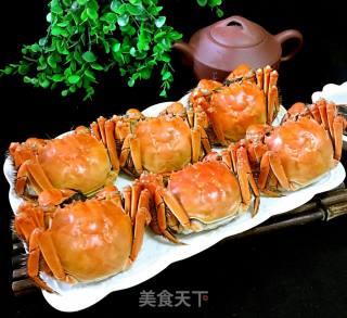 清蒸螃蟹的做法步骤：8