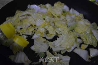 虾仁炒娃娃菜的做法步骤：9