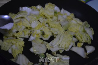 虾仁炒娃娃菜的做法步骤：10