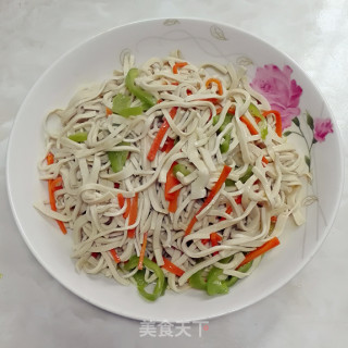 素炒干豆腐丝的做法步骤：5