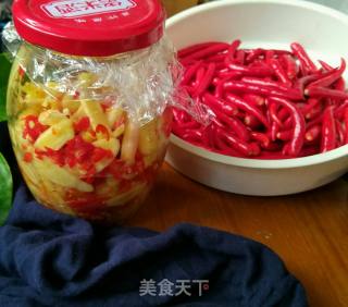 剁椒腌仔姜的做法步骤：5