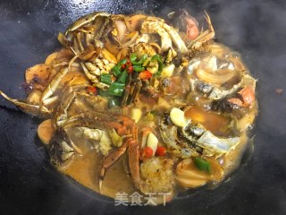 汁浓味鲜的香辣蟹的做法步骤：16
