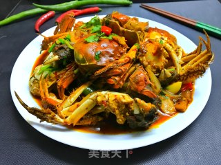 汁浓味鲜的香辣蟹的做法步骤：18