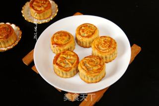 紫苏馅月饼的做法步骤：11