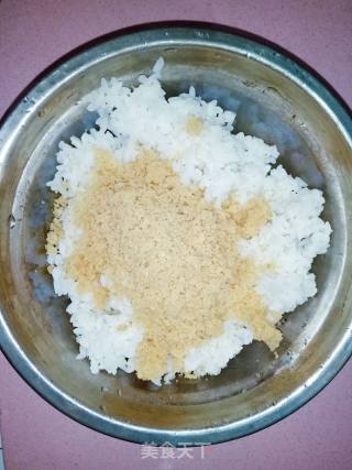 懒人米饭披萨的做法步骤：1