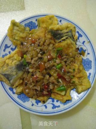 鱼香茄饼的做法步骤：4