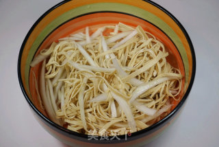 干豆腐白菜丝的做法步骤：7
