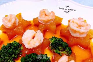 星冬瓜虾仁的做法步骤：15