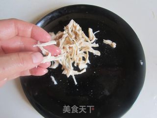 黄瓜木耳拌鸡丝的做法步骤：5