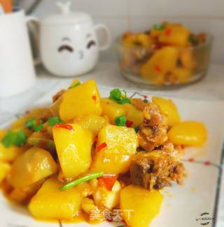 剁椒土豆烧鸡块的做法步骤：14