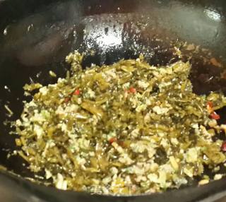 雪菜肉末烧豆腐的做法步骤：5