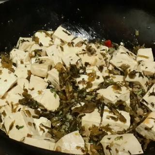 雪菜肉末烧豆腐的做法步骤：6
