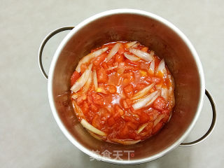番茄炖牛肉的做法步骤：6