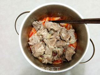 番茄炖牛肉的做法步骤：7