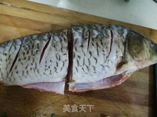 红油豆瓣酱烧鲤鱼的做法步骤：6