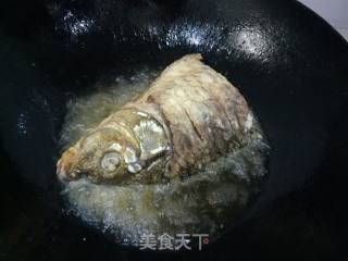 红油豆瓣酱烧鲤鱼的做法步骤：8