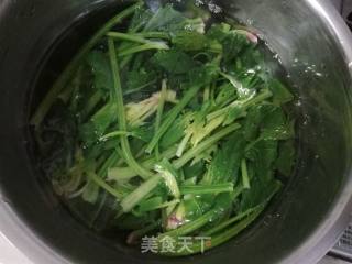 蛋皮菠菜的做法步骤：3