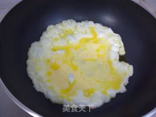 蛋皮菠菜的做法步骤：7