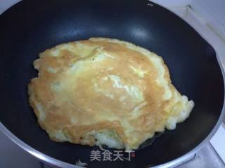 蛋皮菠菜的做法步骤：8