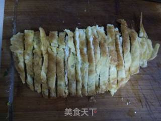 蛋皮菠菜的做法步骤：9