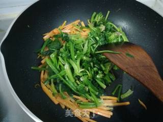 蛋皮菠菜的做法步骤：13