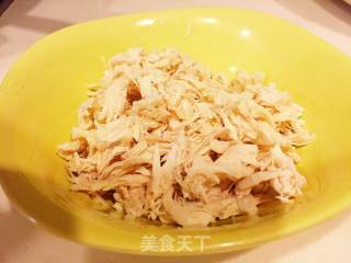 无油麻酱手撕鸡丝的做法步骤：3