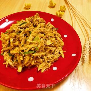 无油麻酱手撕鸡丝的做法步骤：9
