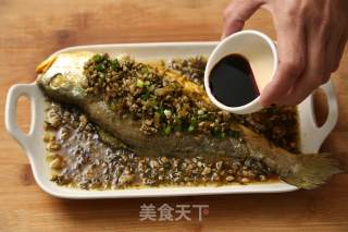 雪菜大黄鱼的做法步骤：6