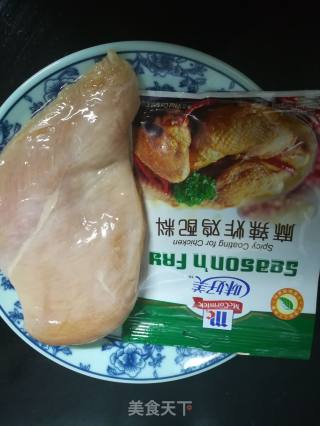麻辣鸡排的做法步骤：1