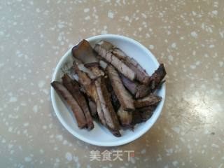 茭白青椒炒肉丝的做法步骤：3