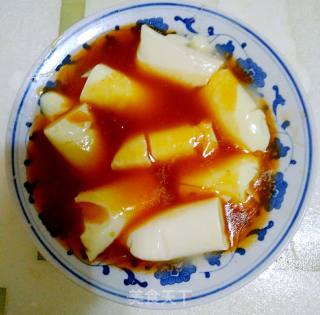 茄汁嫩豆腐的做法步骤：2