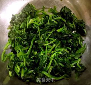 菠菜拌扇贝的做法步骤：7