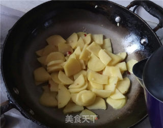 青椒土豆片的做法步骤：6