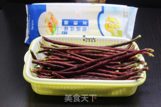 豆角焖面的做法步骤：1