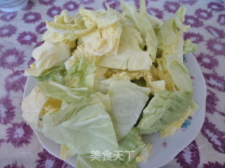 黑木耳炒圆白菜的做法步骤：4