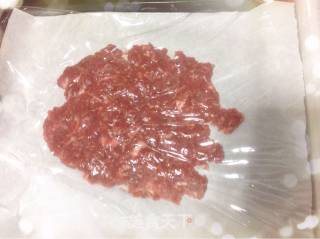 黑胡椒蜜汁猪肉脯的做法步骤：5