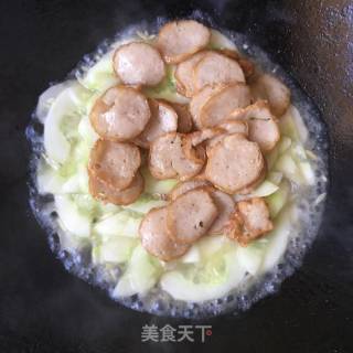肉卷炒青瓜的做法步骤：4