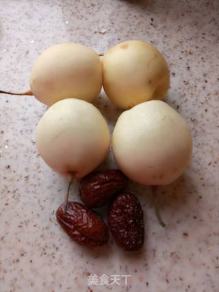 红枣雪梨热饮的做法步骤：1