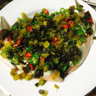 酸菜鱼头的做法步骤：8