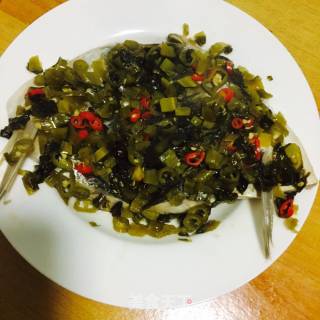 酸菜鱼头的做法步骤：9