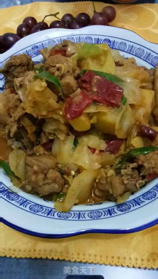 鸡肉炖酸菜的做法步骤：12